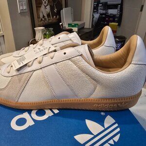 NEW Adidas BW Army Lux Men’s Size 12 White Gum Leather JH7834 SHOES SKATEBOARD